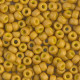 Miyuki seed beads 6/0 - Matte opaque mustard 6-1233